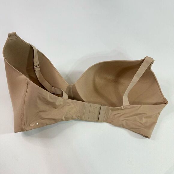 SKIMS Bra Womens Size 42DDDS Tan Clay Lightly Lined Seamless Push-Up NWT Innerwe - Picture 3 of 8
